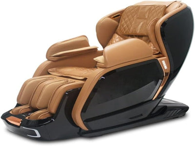 Kahuna Massage Chair - 3D+@ Latest Technology SL-Track Auto Extension LM-6800T - Black Camel Fully Assembled