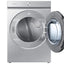 Bespoke 7.6 cu. ft. Ultra Capacity Electric Dryer with Super Speed Dry and AI Smart Dial in Silver Steel