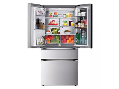 29 cu. ft. Smart InstaView® Door-in-Door® Standard-Depth MAX™ 4-Door French Door Refrigerator with MyColor™ and Craft Ice™