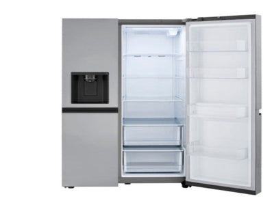 [LG]27 cu. ft. Side-by-Side Refrigerator with Smooth Touch Ice Dispenser