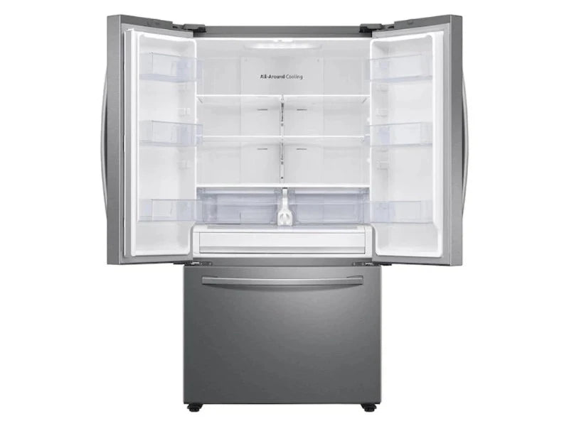 [SAMSUNG]28 cu. ft. Large Capacity 3-Door French Door Refrigerator in Stainless Steel