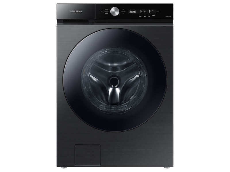 Bespoke 5.3 cu. ft. Ultra Capacity Front Load Washer with Super Speed Wash and AI Smart Dial - Brushed Black