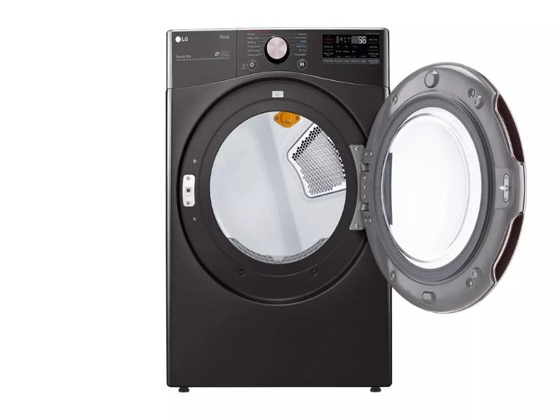 [LG]7.4 cu. ft. Ultra Large Capacity Smart wi-fi Enabled Front Load Electric Dryer with TurboSteam™ and Built-In Intelligence