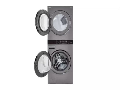 Single Unit Front Load LG WashTower™ with Center Control™ 4.5 cu. ft. Washer and 7.4 cu. ft. Gas Dryer