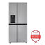 [LG]27 cu. ft. Side-by-Side Refrigerator with Smooth Touch Ice Dispenser