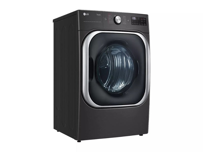 [LG]9.0 cu. ft. Mega Capacity Smart wi-fi Enabled Front Load Gas Dryer with TurboSteam™ and Built-In Intelligence