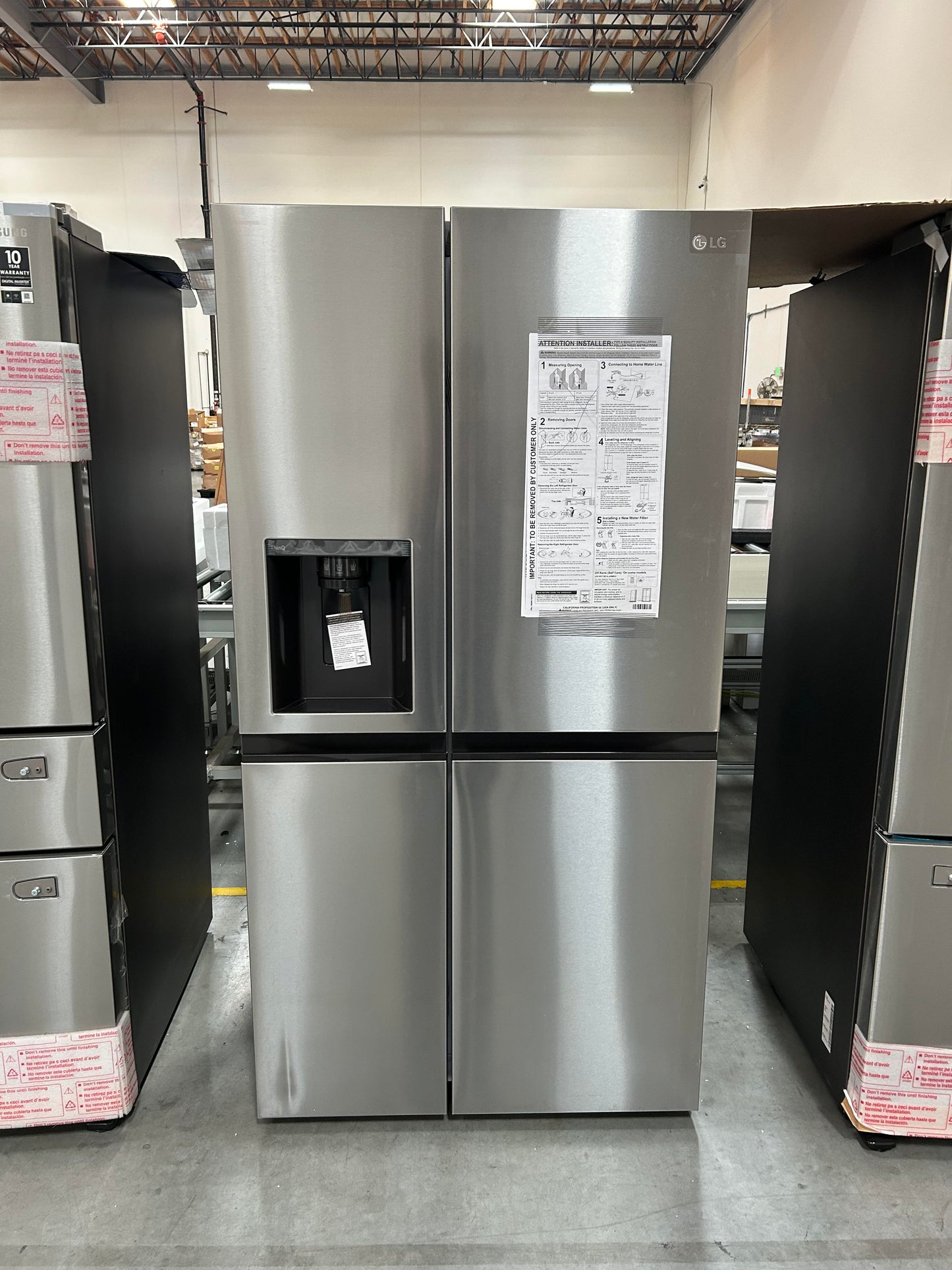 27 cu. ft. Side-by-Side Refrigerator with Craft Ice™