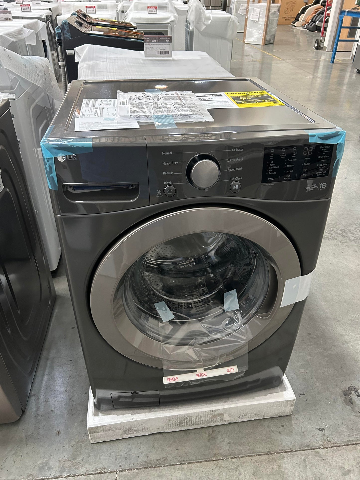 5.0 cu. ft. Mega Capacity Front Load Washer