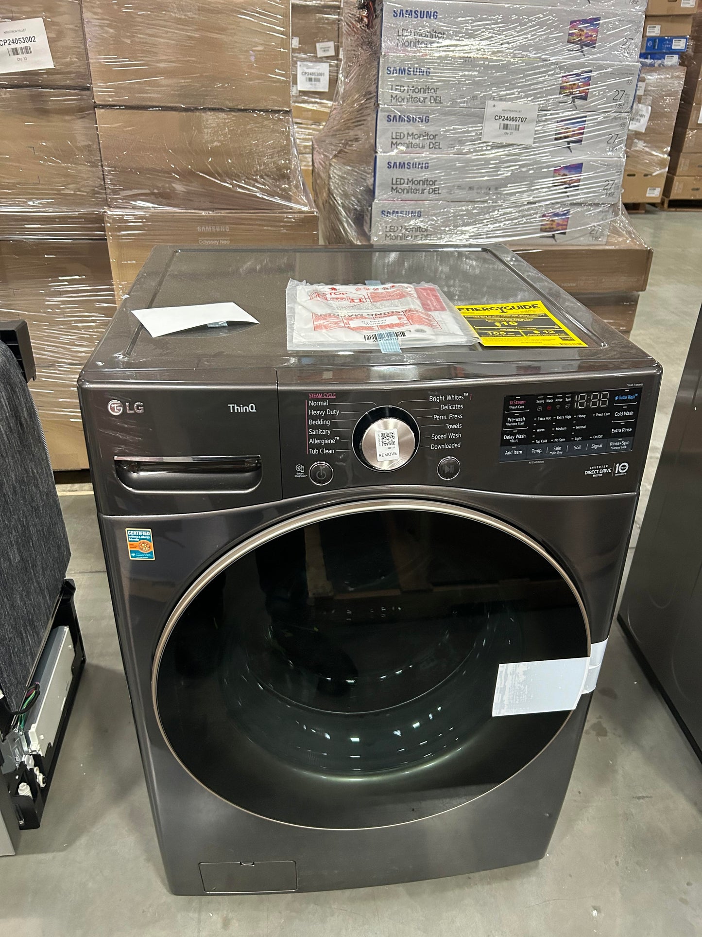 4.5 cu. ft. Ultra Large Capacity Smart wi-fi Enabled Front Load Washer with TurboWash™ 360° and Built-In Intelligence