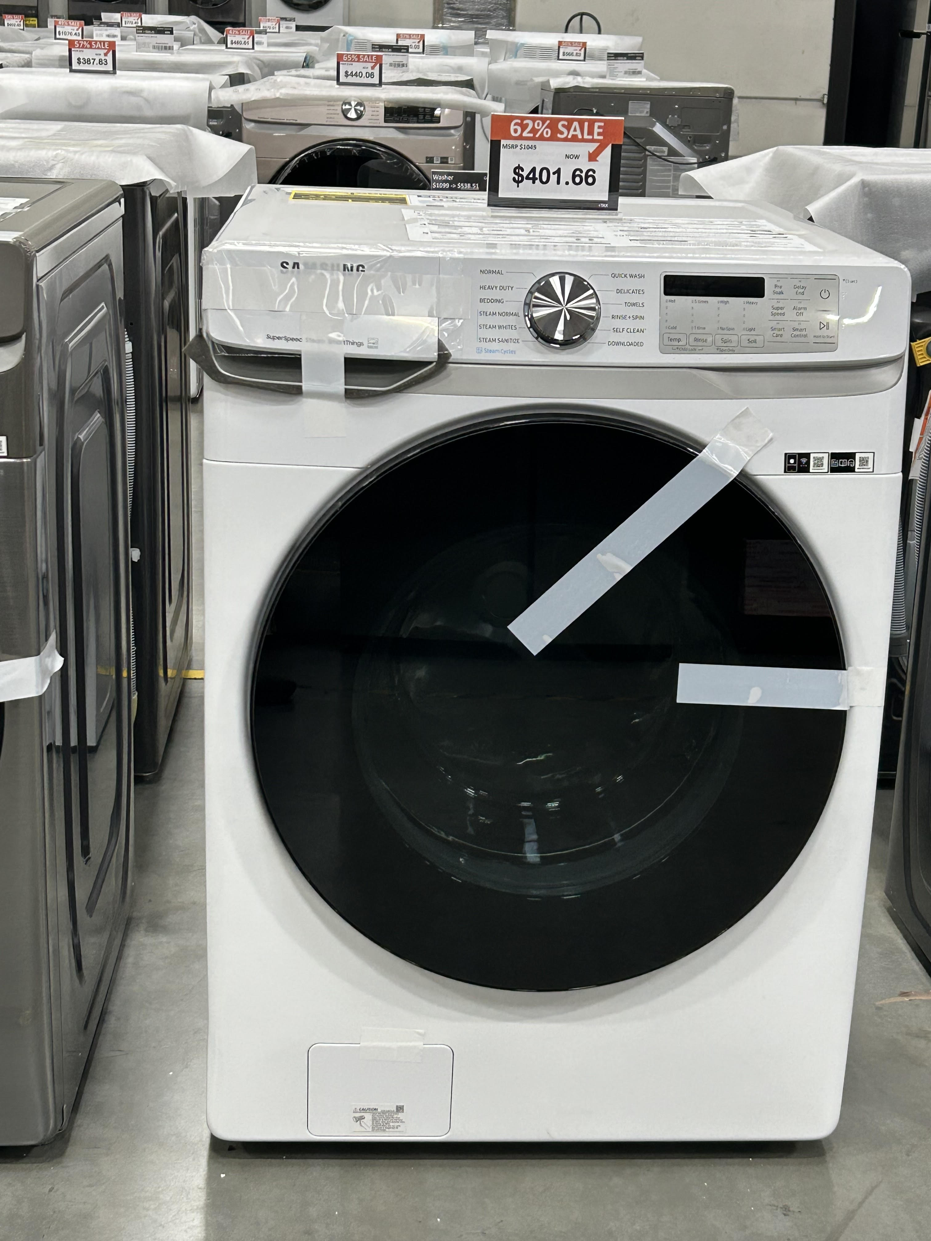 4.5 Cu. Ft. Large Capacity Smart Front Load Washer With Super Speed Wa ...